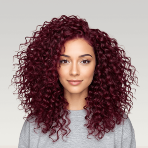 Burgundy Deep Wave Wig