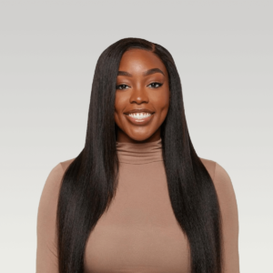 Kinky Straight V-Part Yaki Wig